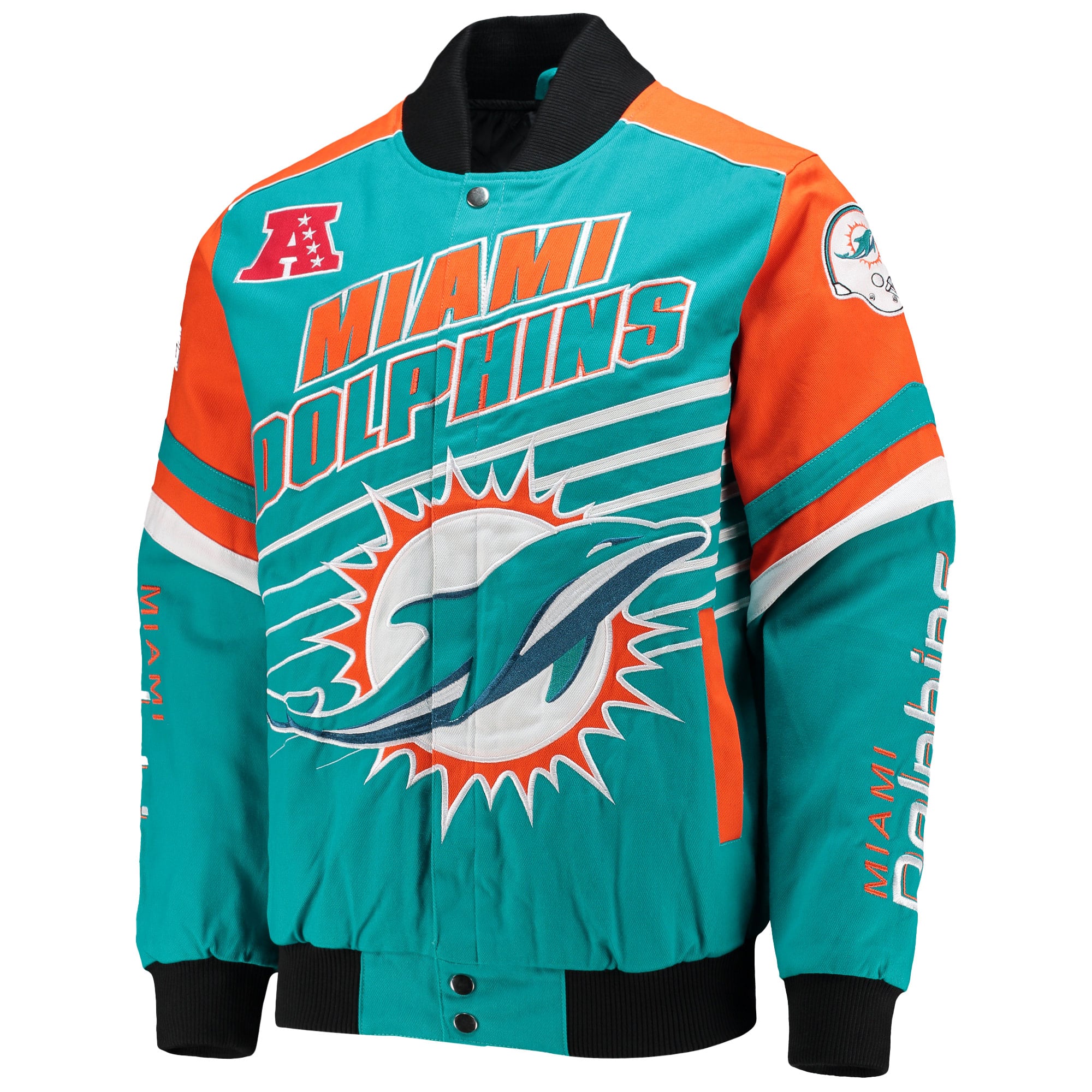 Men's Miami Dolphins G-III Sports by Carl Banks Aqua/Orange