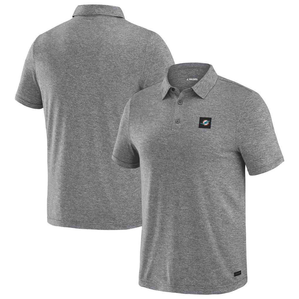 Miami Dolphins J. Palmer Four Down Polo - Black
