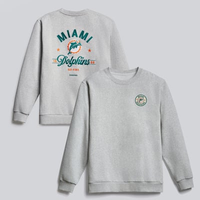  Miami Dolphins lululemon Retro Steady State Sweatshirt - Heathered Core Ultra Light Grey