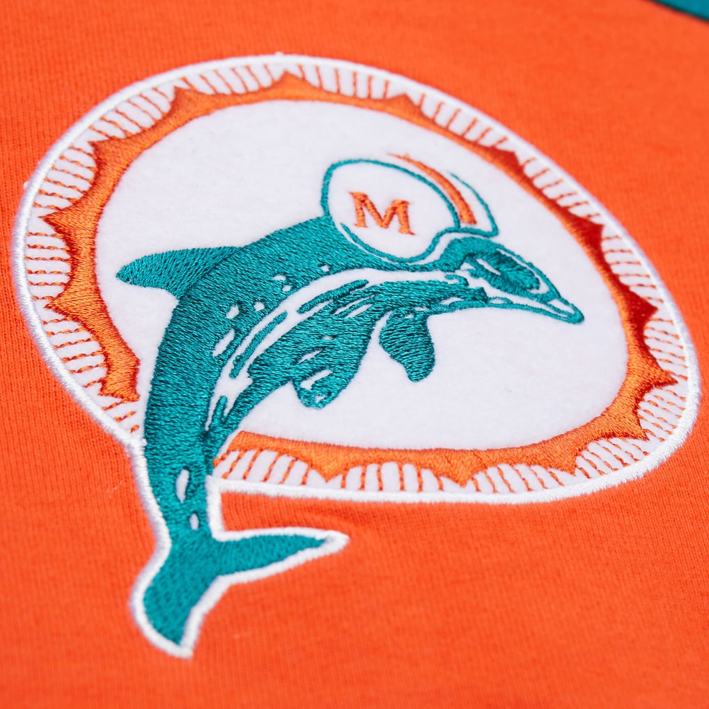 Miami Dolphins Mitchell & Ness Retro Colorblock Tank Top - Aqua