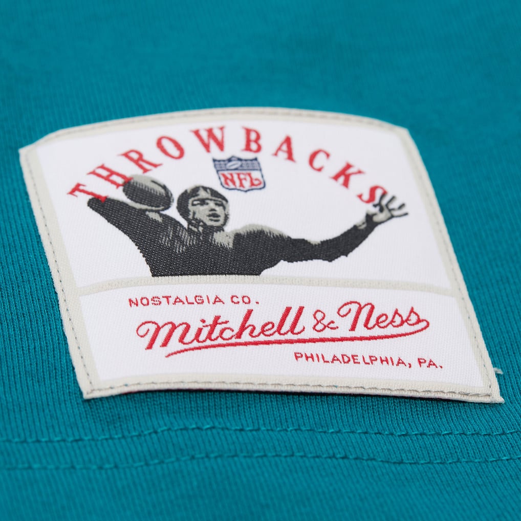 Miami Dolphins Mitchell & Ness Retro Colorblock Tank Top - Aqua