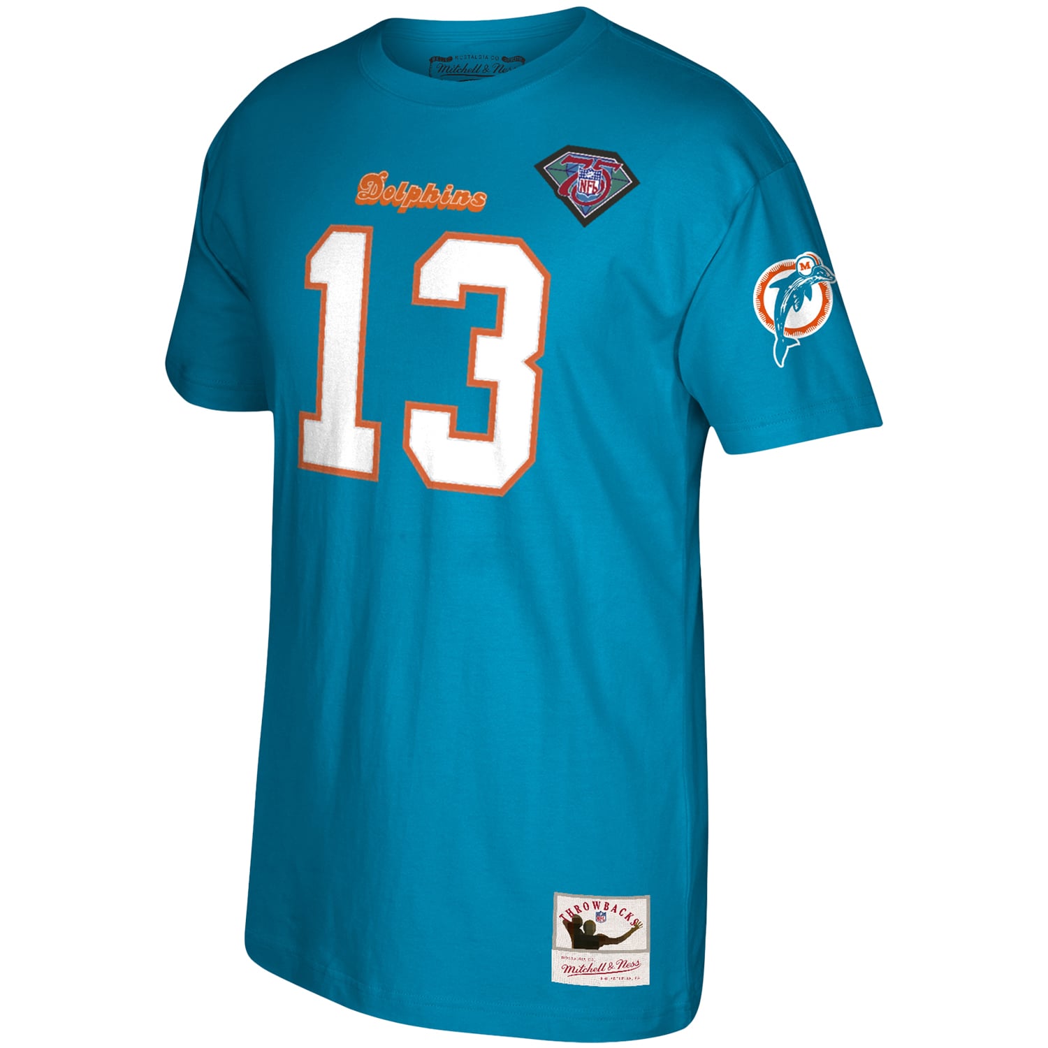 Men's Mitchell & Ness Dan Marino Aqua Miami Dolphins 1994 Retired