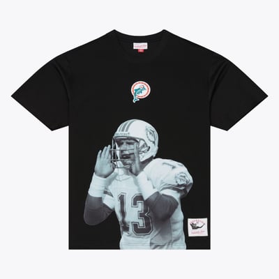 Dan Marino Miami Dolphins Mitchell & Ness Retired Solo Player T-Shirt - Black