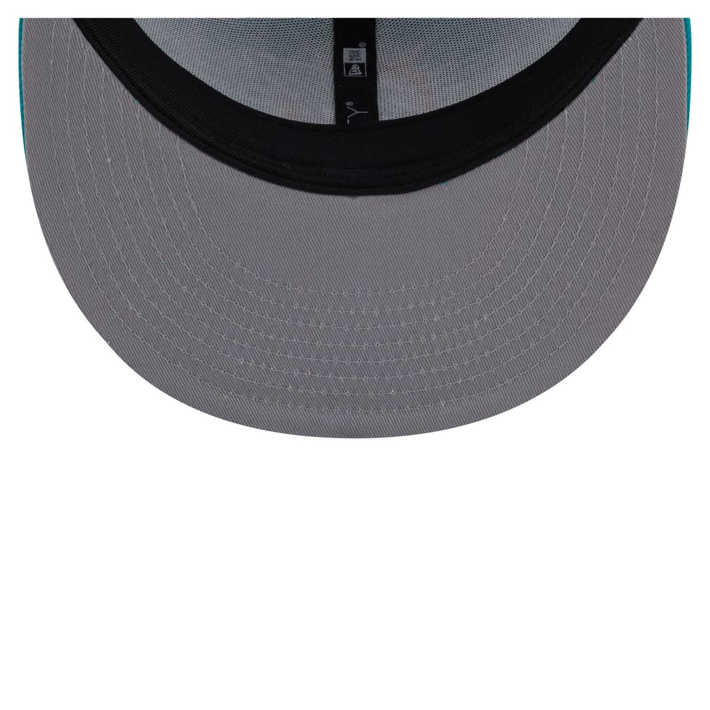  Miami Dolphins New Era Core Team 9FIFTY Trucker Snapback Hat - Aqua