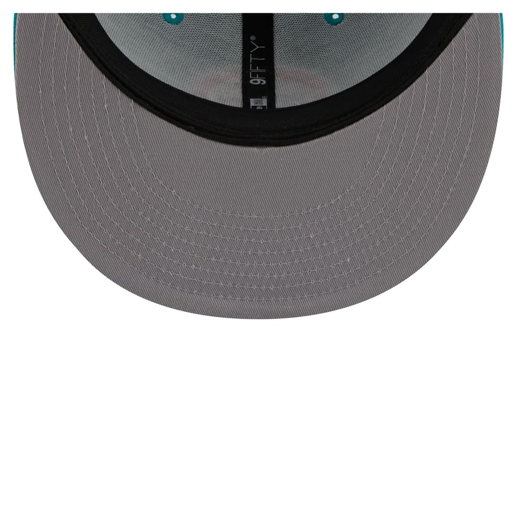  Miami Dolphins New Era Core Team 9FIFTY Trucker Snapback Hat - Aqua