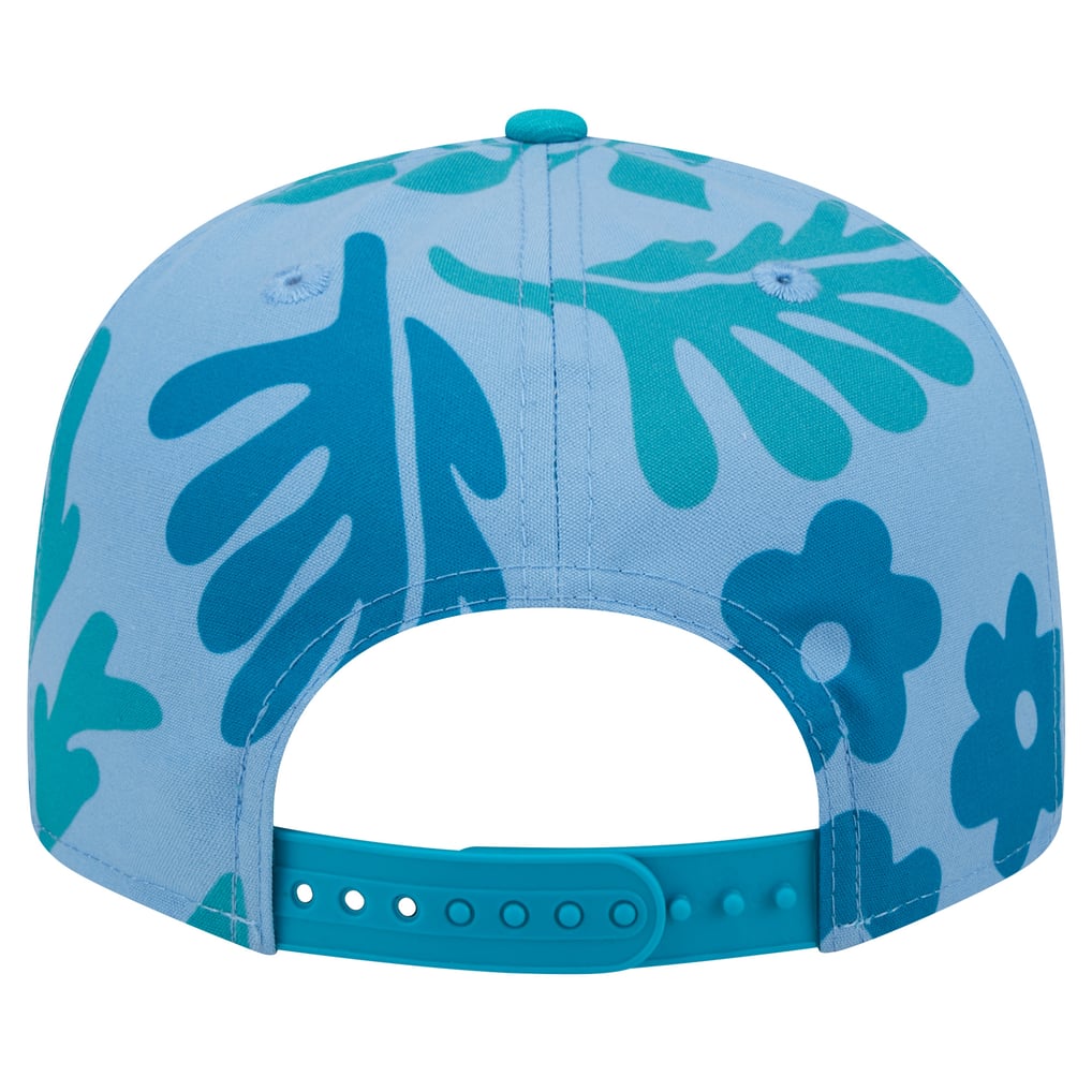 Miami Dolphins New Era Leafy 9FIFTY Snapback Hat - Aqua