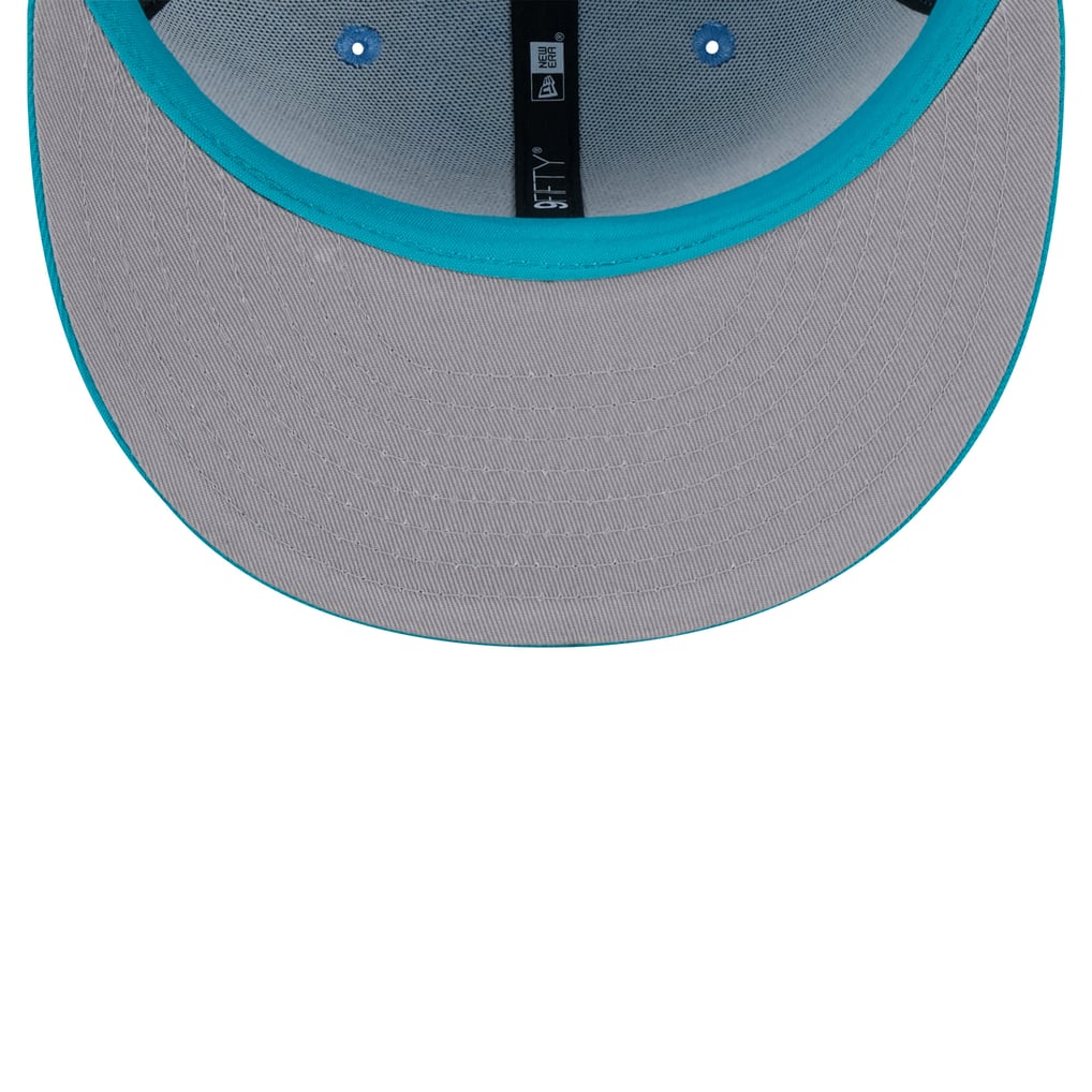 Miami Dolphins New Era Leafy 9FIFTY Snapback Hat - Aqua