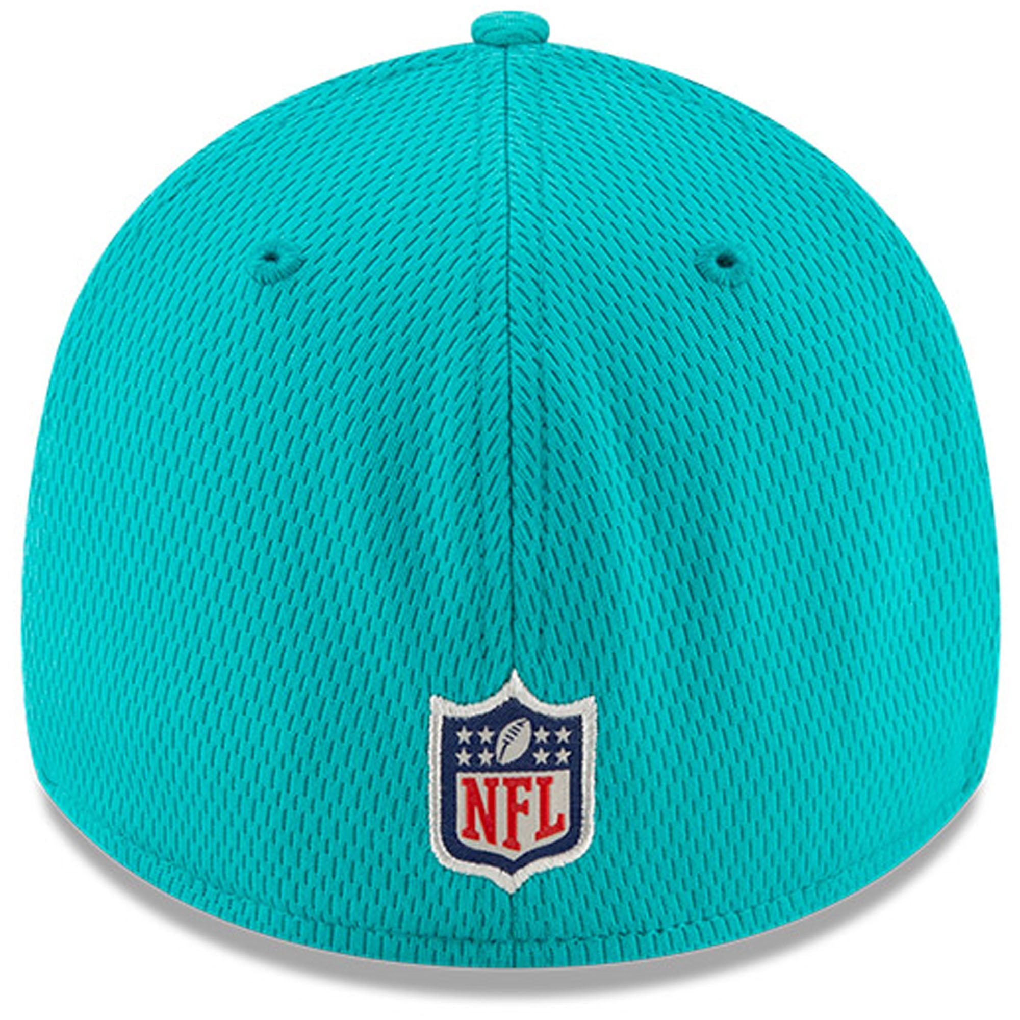 Men's New Era Aqua/Black Miami Dolphins 2021 NFL Sideline Road