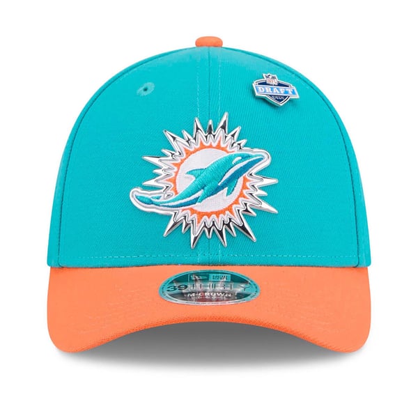 Miami Dolphins New Era 2026 NFL Draft 39THIRTY M-Crown Flex  display picture 3