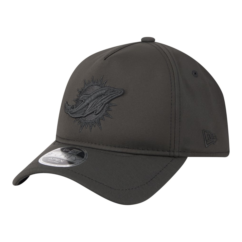  Miami Dolphins New Era Apex 9FORTY Adjustable Hat - Black