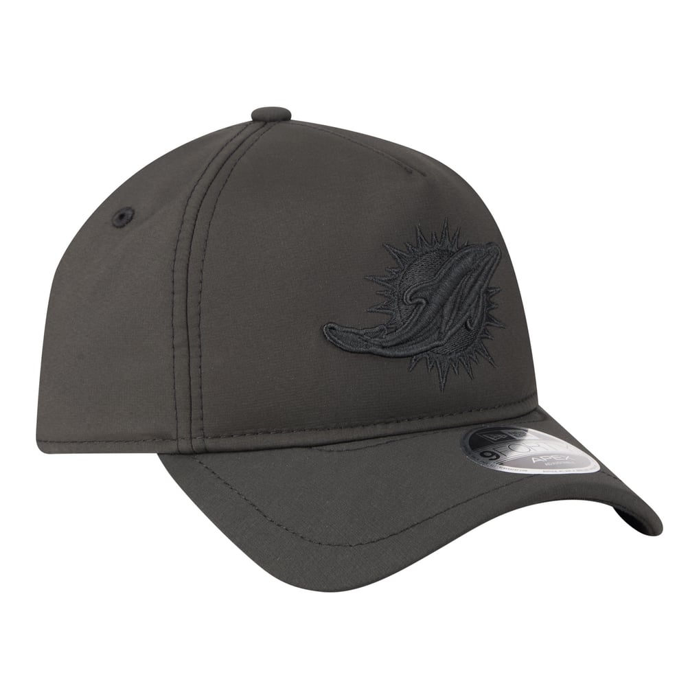  Miami Dolphins New Era Apex 9FORTY Adjustable Hat - Black