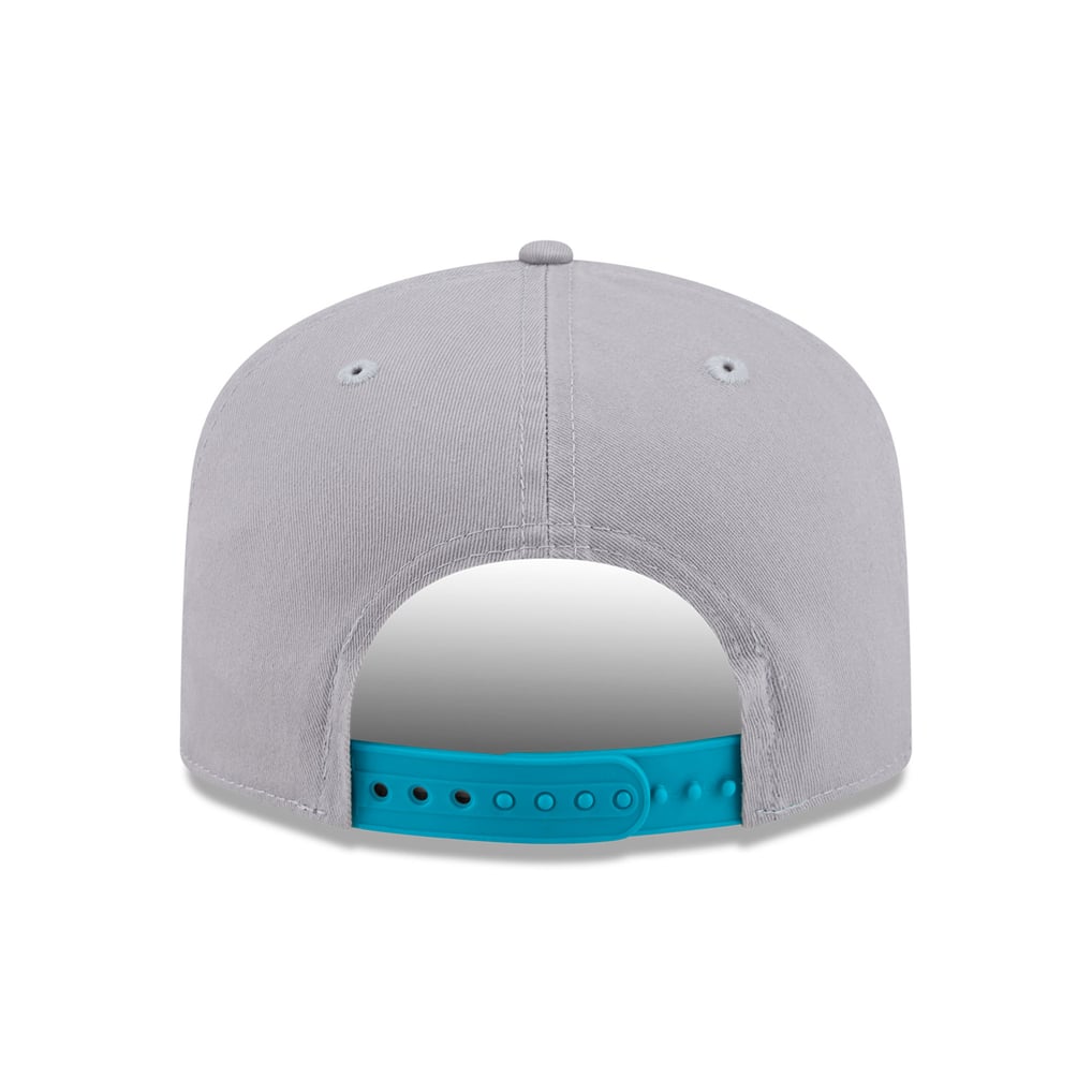 Miami Dolphins New Era Patch 19TWENTY Adjustable Hat - Gray