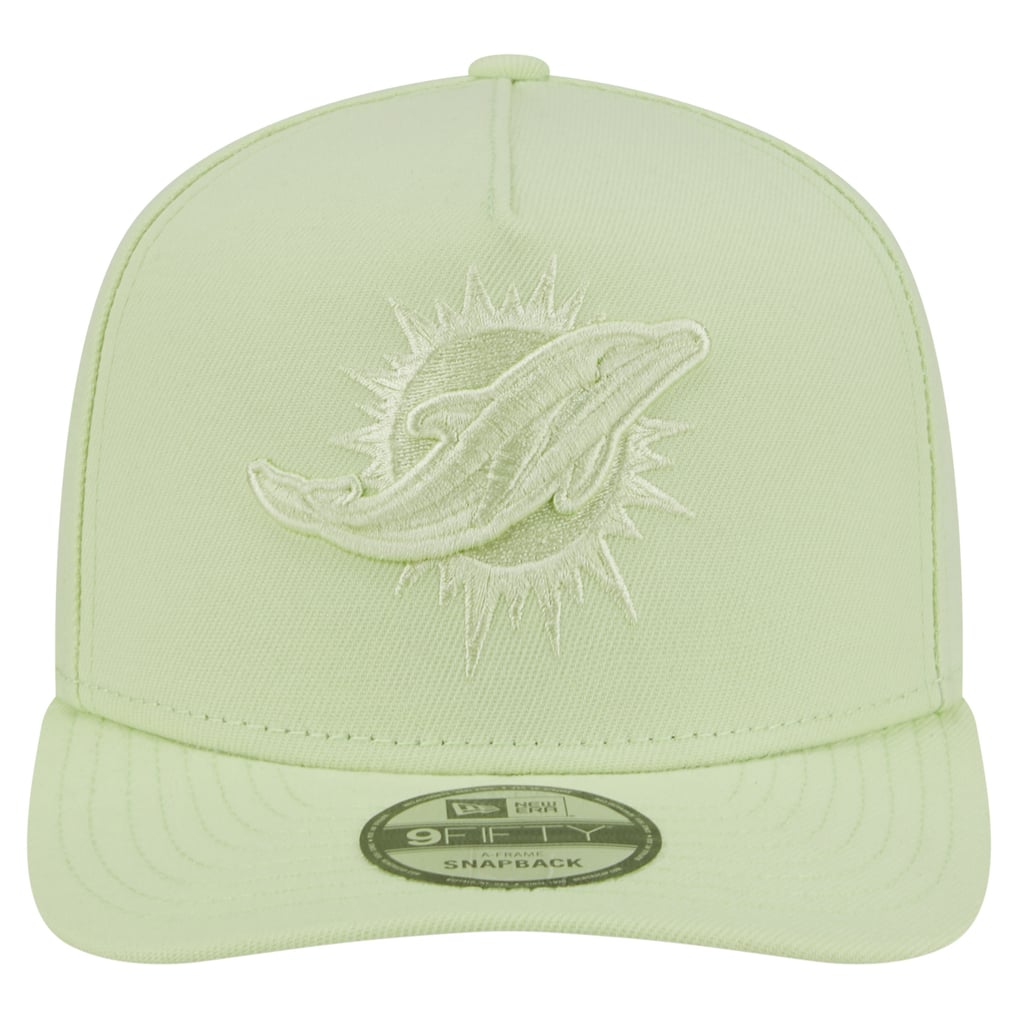 Miami Dolphins New Era Color Pack 9FIFTY Snapback Hat - Light Green