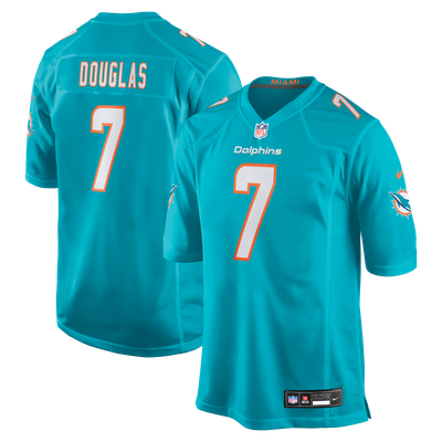 Caleb Douglas Miami Dolphins Nike Team Game Jersey - Aqua