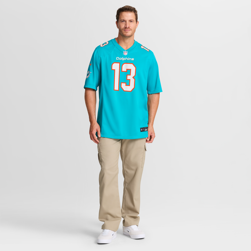 Dan Marino Miami Dolphins Nike Game Retired Player Jersey - Aqua