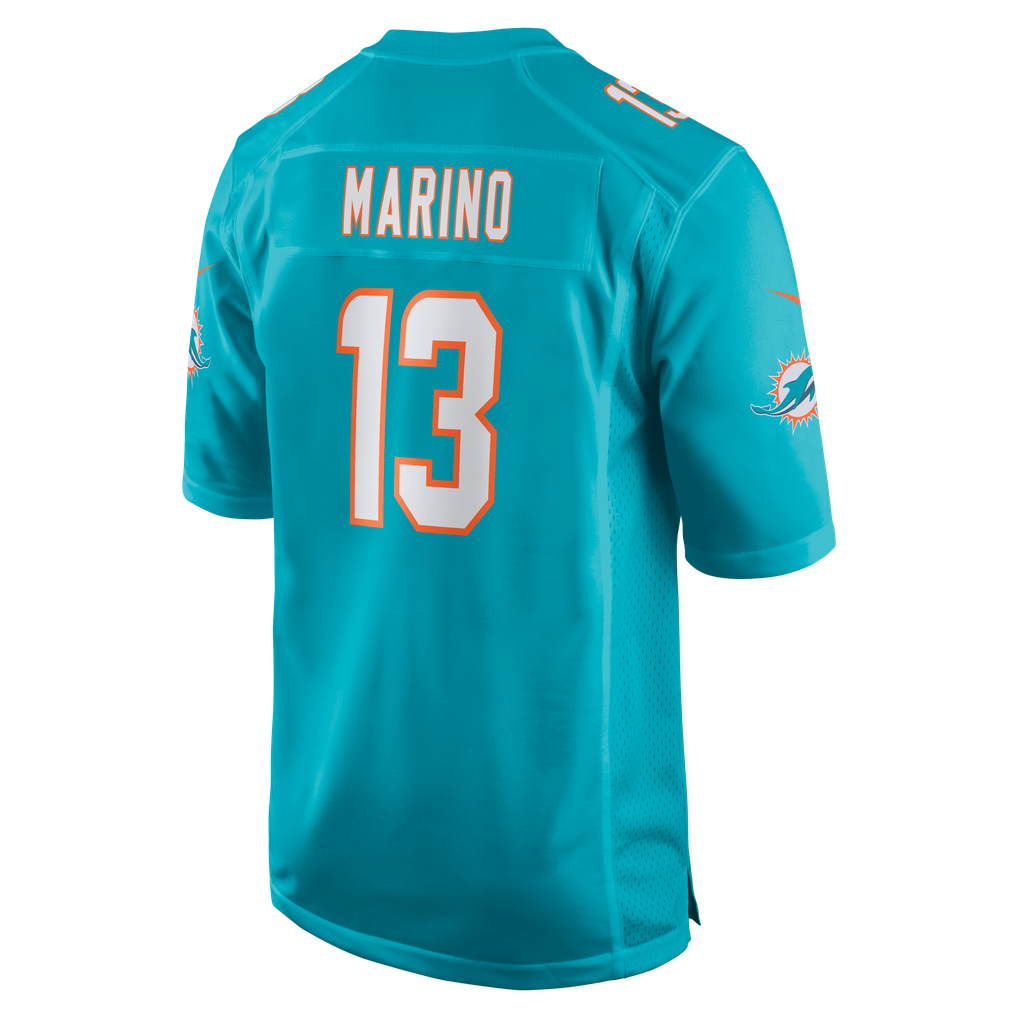 Dan Marino Miami Dolphins Nike Game Retired Player Jersey - Aqua