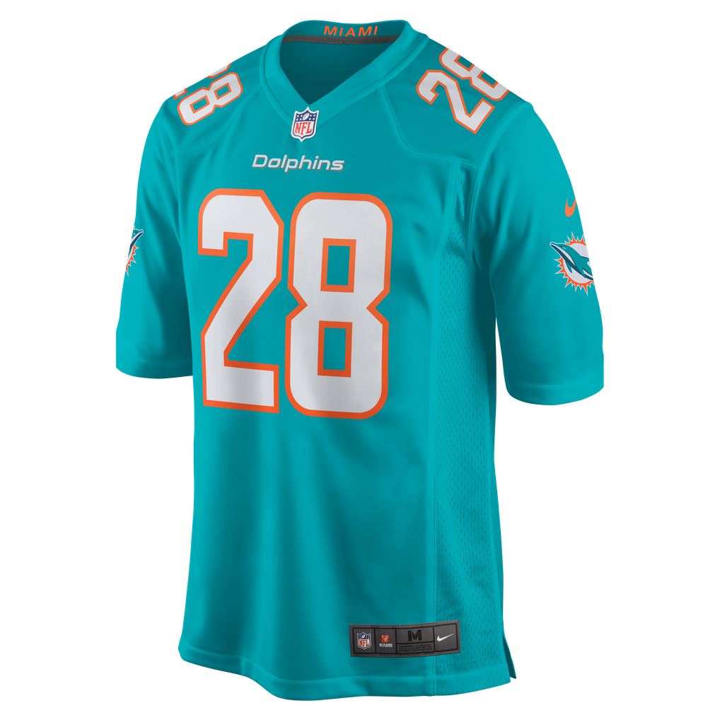 De’Von Achane Miami Dolphins Nike Player Game Jersey - Aqua