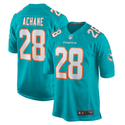 De’Von Achane Miami Dolphins Nike Player Game Jersey - Aqua