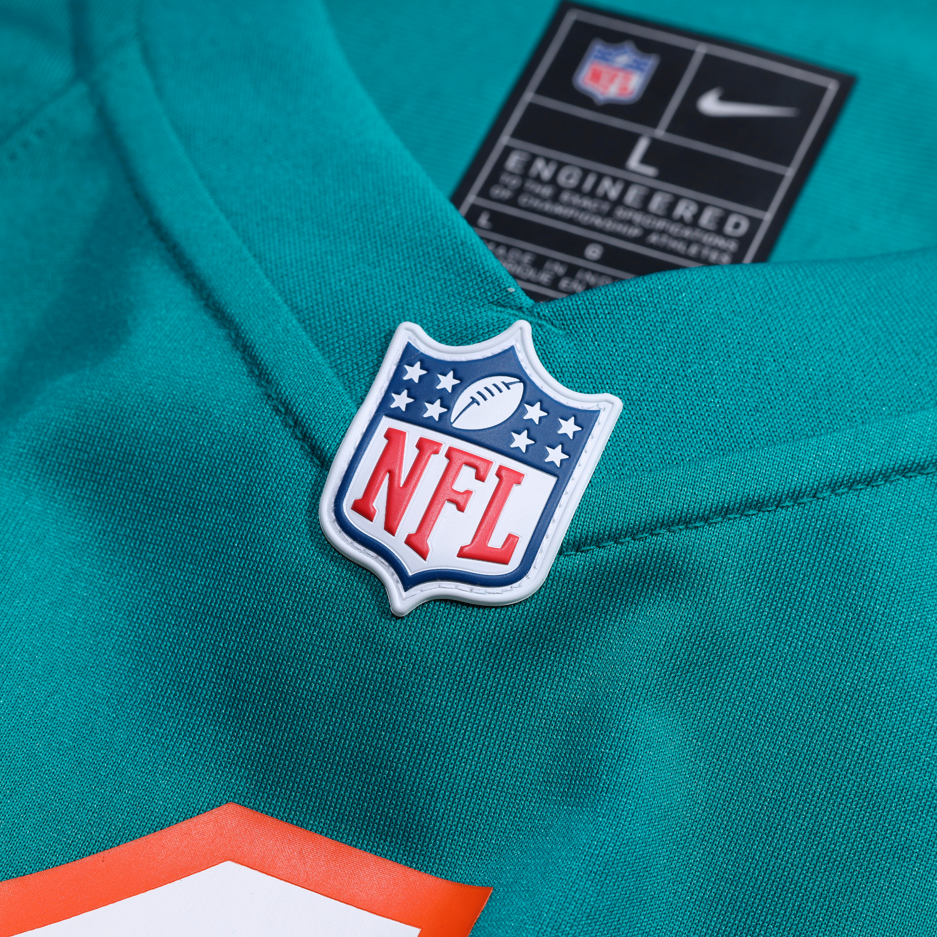 Jacob Rodriguez Miami Dolphins Alternate Game Jersey Aqua