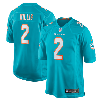 Malik Willis Miami Dolphins Nike Game Jersey - Aqua