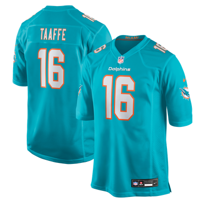 Michael Taaffe Miami Dolphins Nike Team Game Jersey - Aqua
