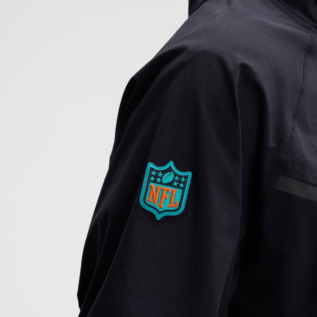  Miami Dolphins Nike Rivalries Collection Tech Raglan Full-Zip Jacket - Navy