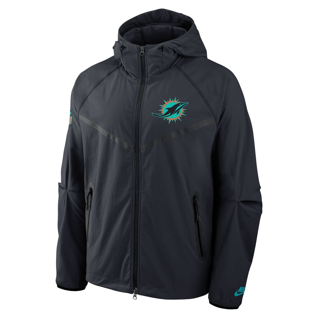  Miami Dolphins Nike Rivalries Collection Tech Raglan Full-Zip Jacket - Navy