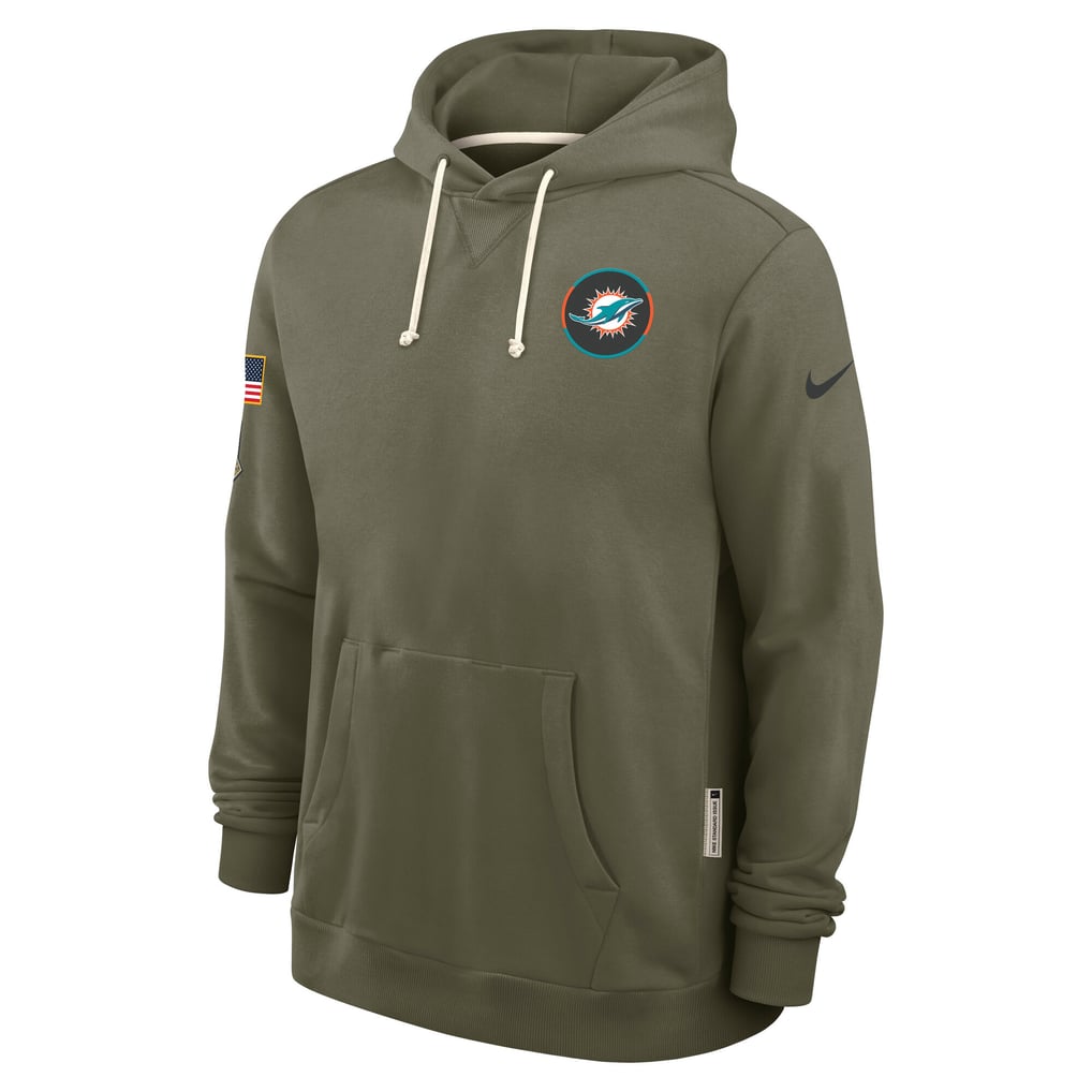 Men's New Era Gray Miami Dolphins Team Logo T-Shirt - 22307941