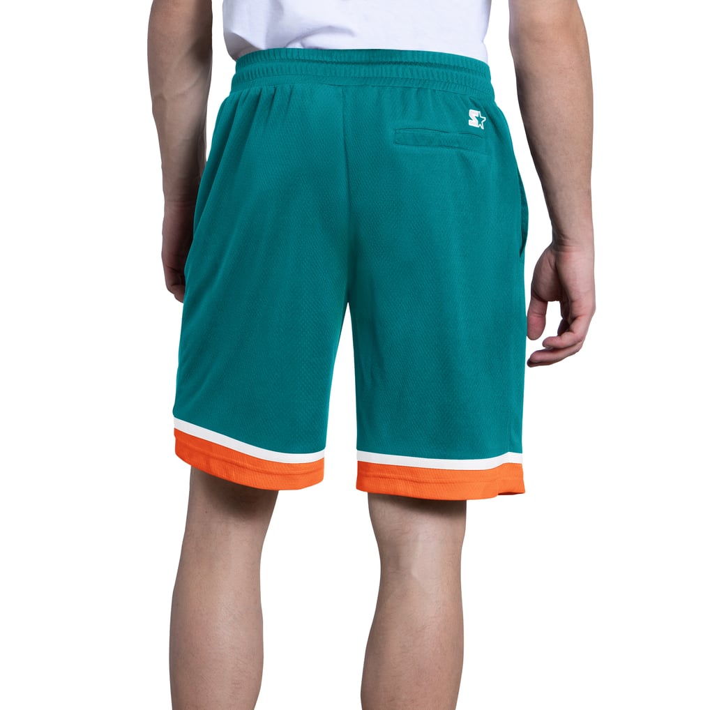  Miami Dolphins Starter Throwback Power Play Mesh Shorts - Aqua