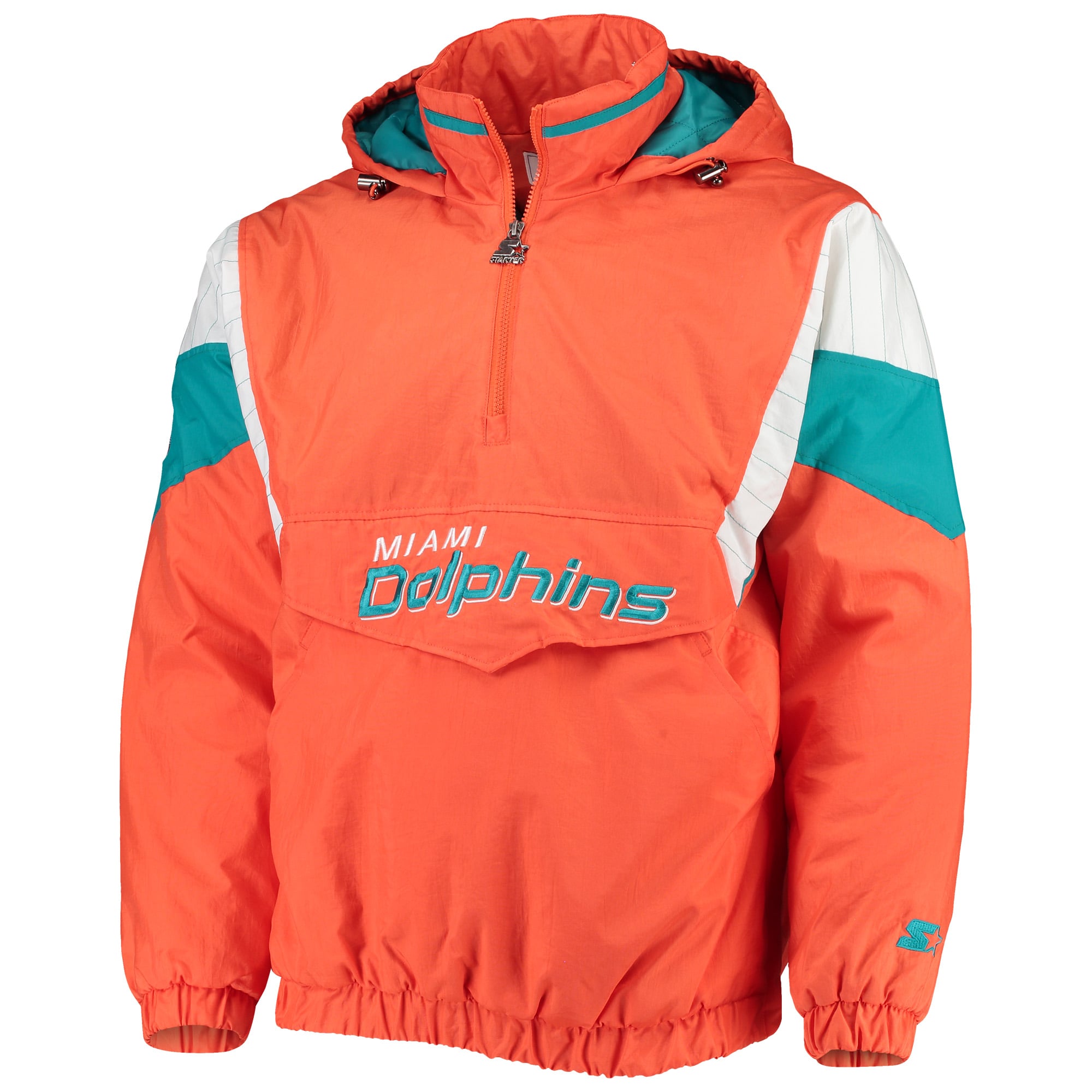 Men's Starter Orange/Aqua Miami Dolphins NFL 100 Thursday Night