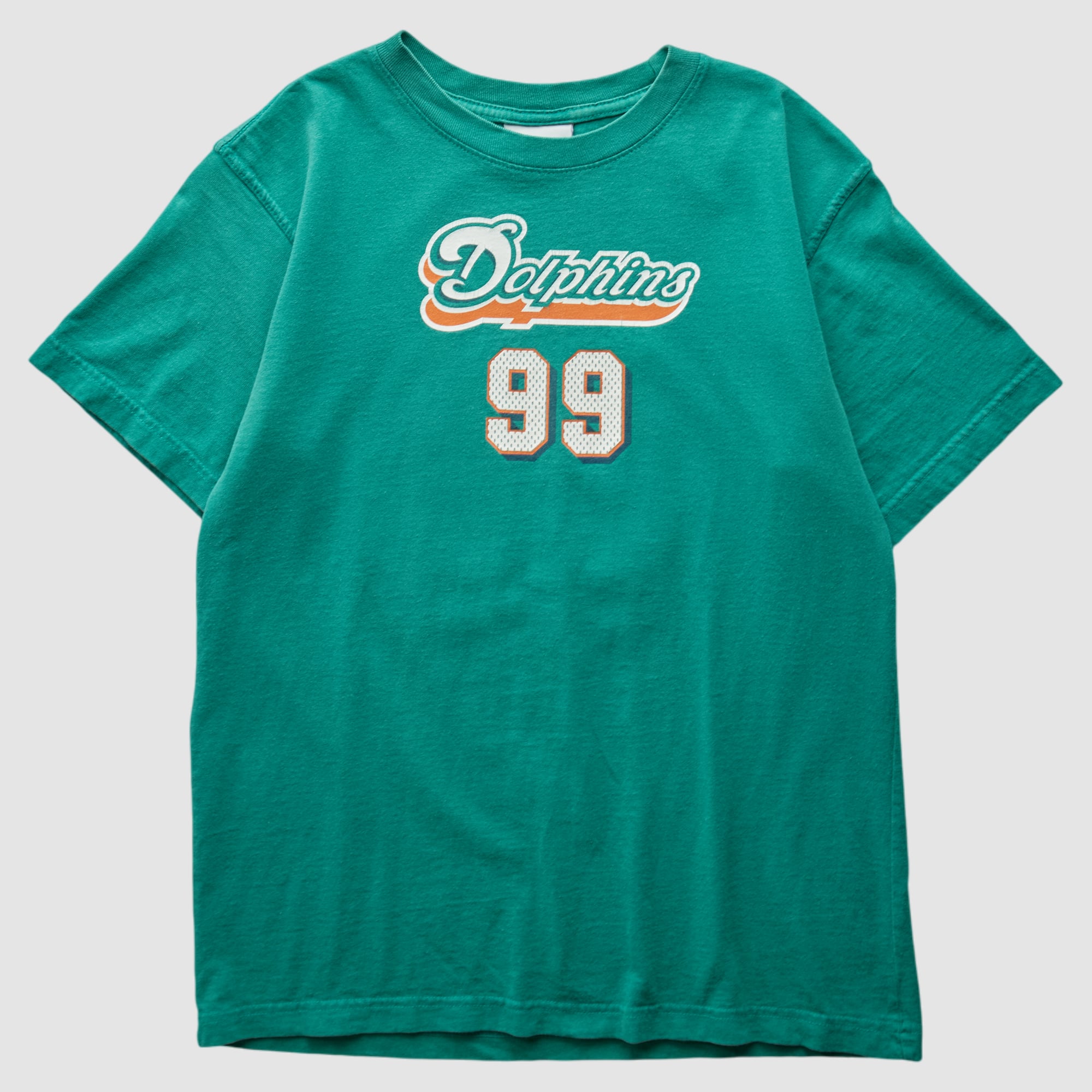Miami Dolphins 2000s T-Shirt - Green - XS by Fanatics Real Vintage