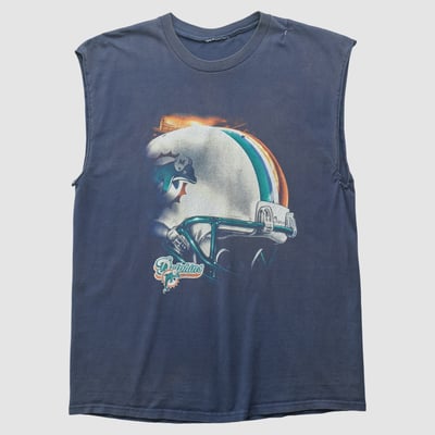 Miami Dolphins 2000s Tank - Navy - XL by Fanatics Real Vintage
