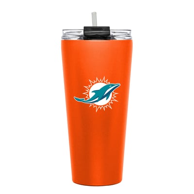 Miami Dolphins 32oz. Double Play Big Slim Tumbler