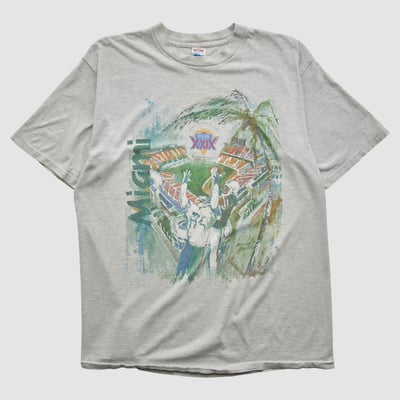 Miami Dolphins American Eagle 1995 T-shirt - Heather Gray - XL by Fanatics Real Vintage