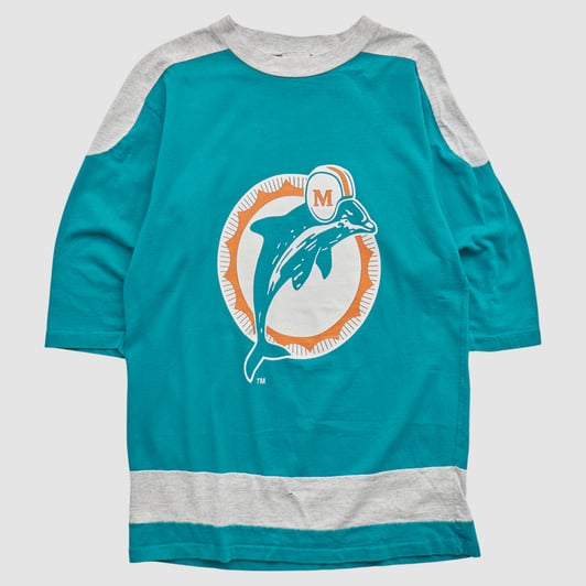 Miami Dolphins Artex 90s T-shirt - Teal - S by Fanatics Real Vintage