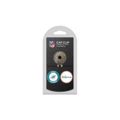 Miami Dolphins Cap Clip with 2 Magnetic Markers Set
