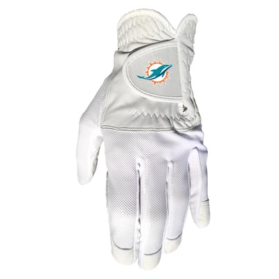 Miami Dolphins Cool Mesh Cabretta Leather Golf Glove