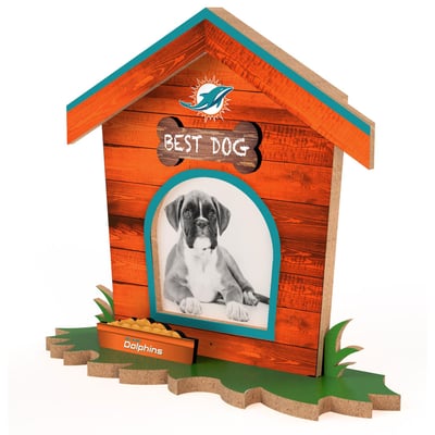 Miami Dolphins Dog House Photo Frame