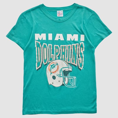 Miami Dolphins Garan 80s T-shirt - Teal - S by Fanatics Real Vintage