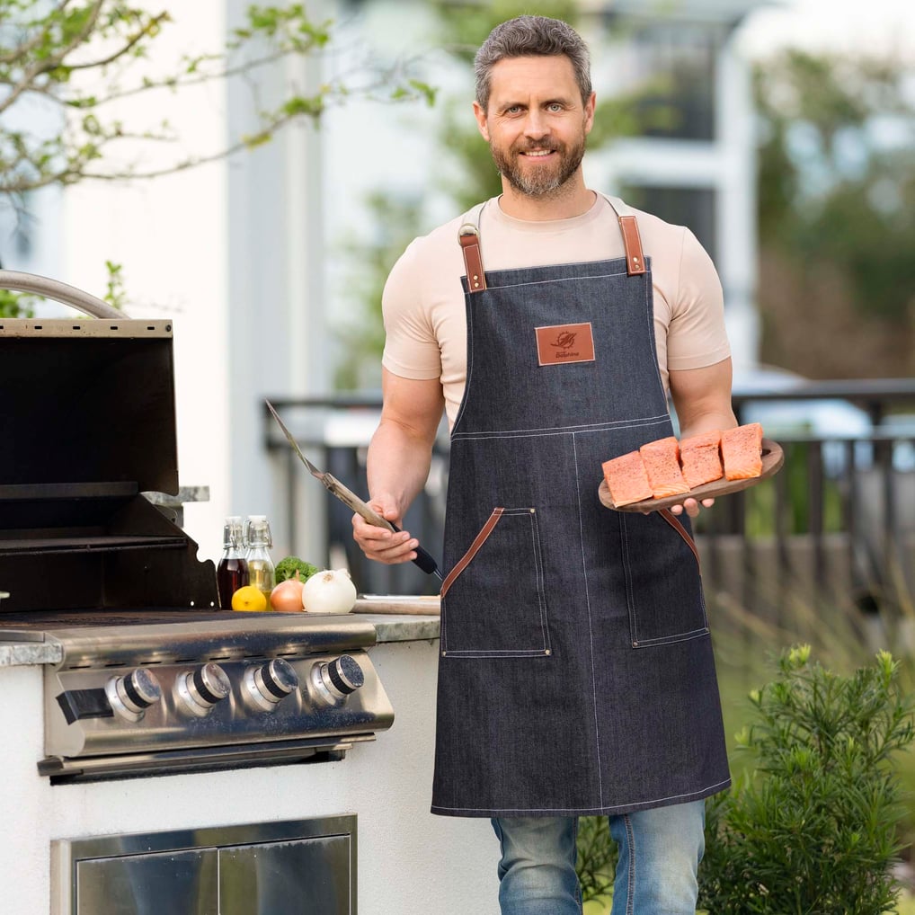 Miami Dolphins Grill Apron and Glove Set