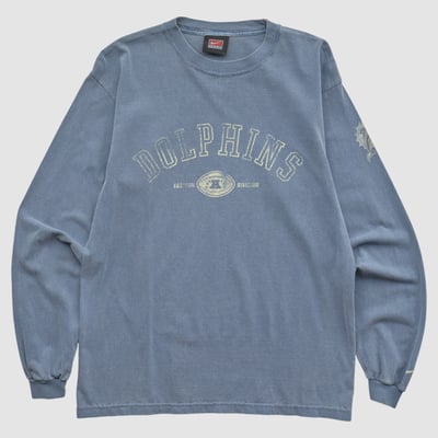 Miami Dolphins Nike 2000s Long Sleeve T-shirt - Blue - S by Fanatics Real Vintage