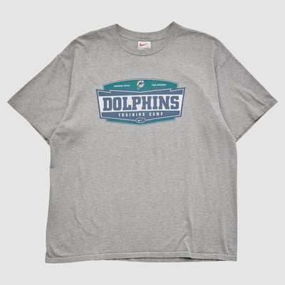 Miami Dolphins Nike 90s T-shirt - Heather Gray - XL by Fanatics Real Vintage
