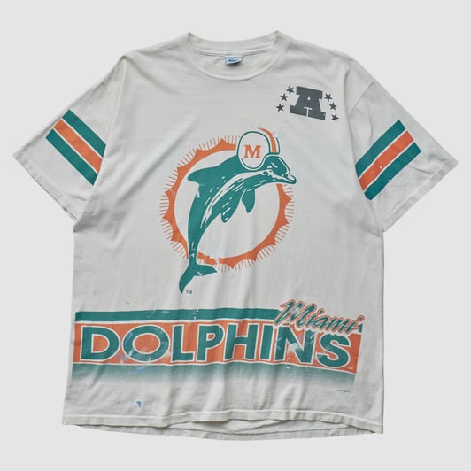 Miami Dolphins Salem Sportswear 1994 T-shirt - White - 2XL by Fanatics Real Vintage