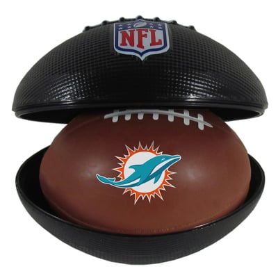 Miami Dolphins Squishy Football Fidget Toy