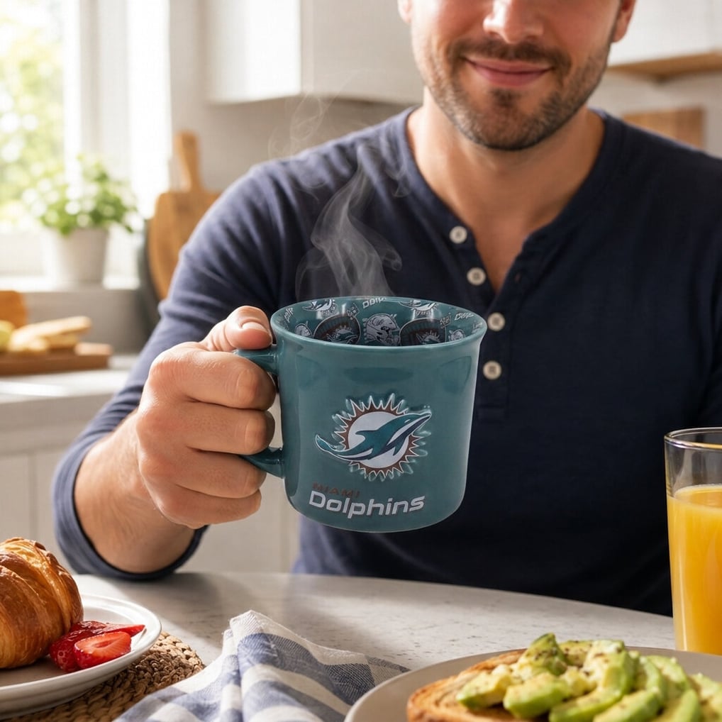 Miami Dolphins Pegasus 17oz. Inside Out Mug