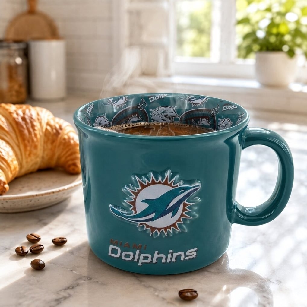 Miami Dolphins Pegasus 17oz. Inside Out Mug