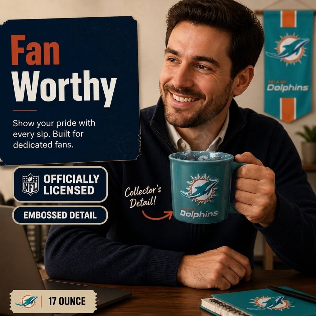 Miami Dolphins Pegasus 17oz. Inside Out Mug