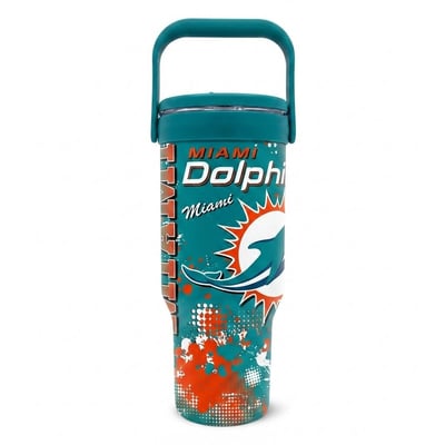 Miami Dolphins Pegasus 40oz. Conference Commotion Stainless Steel ProCarry Tumbler