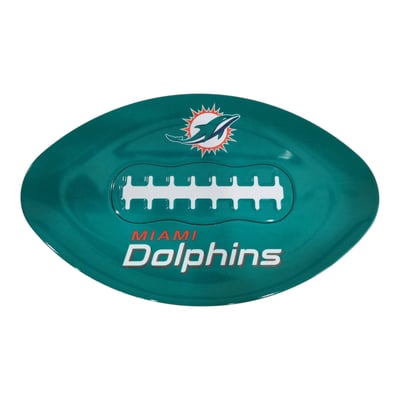 Miami Dolphins Pegasus Football 16" Party Tray