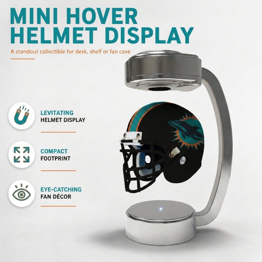 Miami Dolphins Pegasus Mini Hover Rivalries Helmet